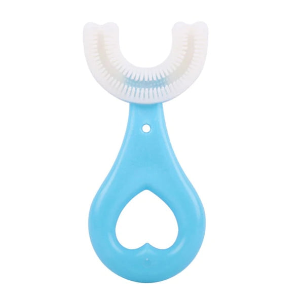 U-Shaped Baby Toothbrush – Soft Silicone 360° Training Toothbrush for Kids