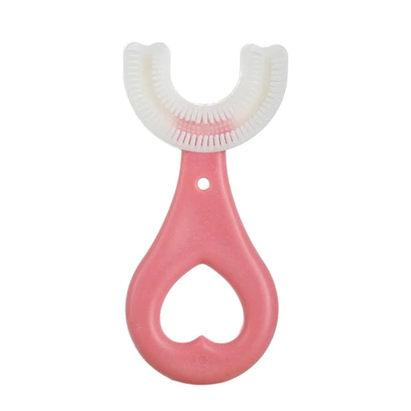 U-Shaped Baby Toothbrush – Soft Silicone 360° Training Toothbrush for Kids