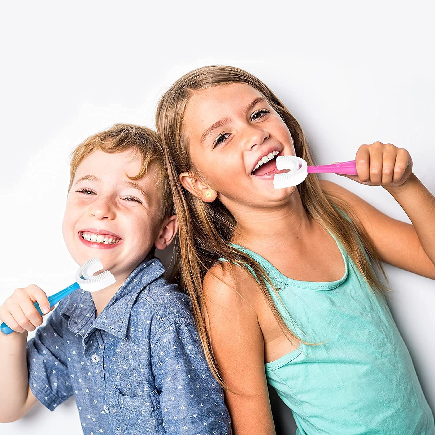 U-Shaped Baby Toothbrush – Soft Silicone 360° Training Toothbrush for Kids