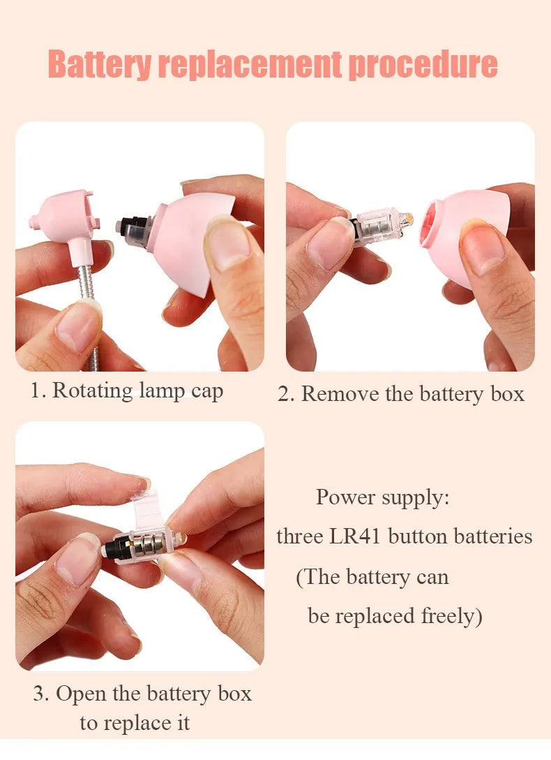 Mini LED Clamp Desk Lamp