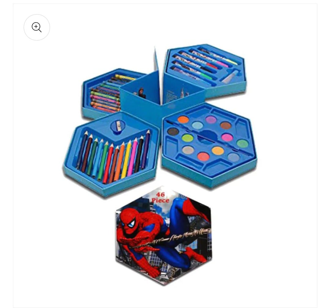 46-Pcs Kids Painting Colour Kit