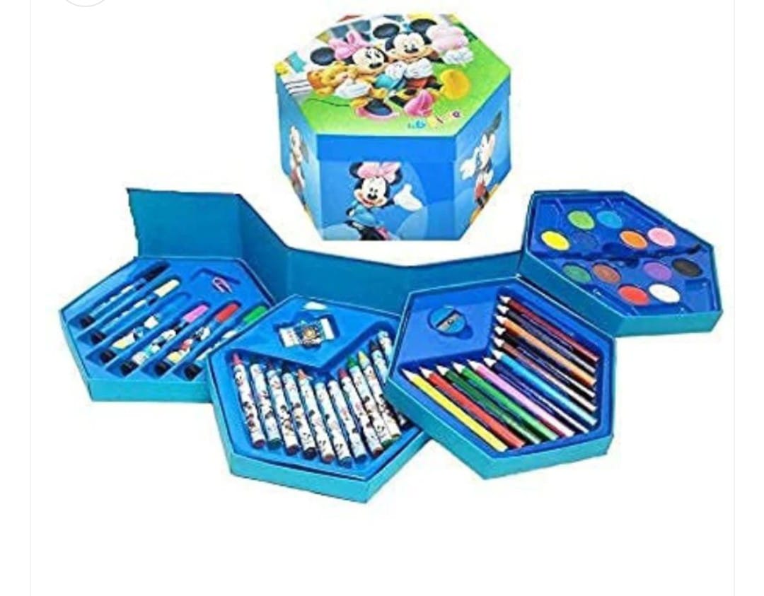 46-Pcs Kids Painting Colour Kit