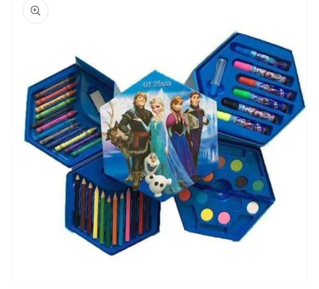 46-Pcs Kids Painting Colour Kit