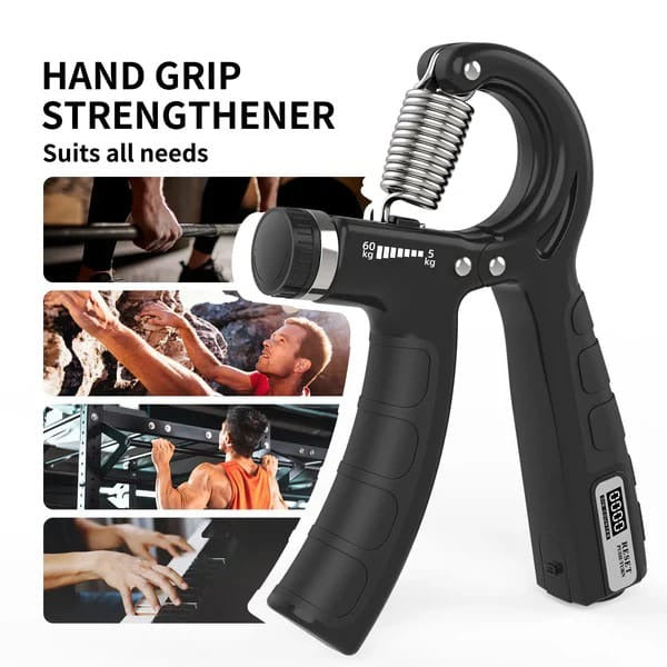 Adjustable Hand Gripper with Counter 5–60KG