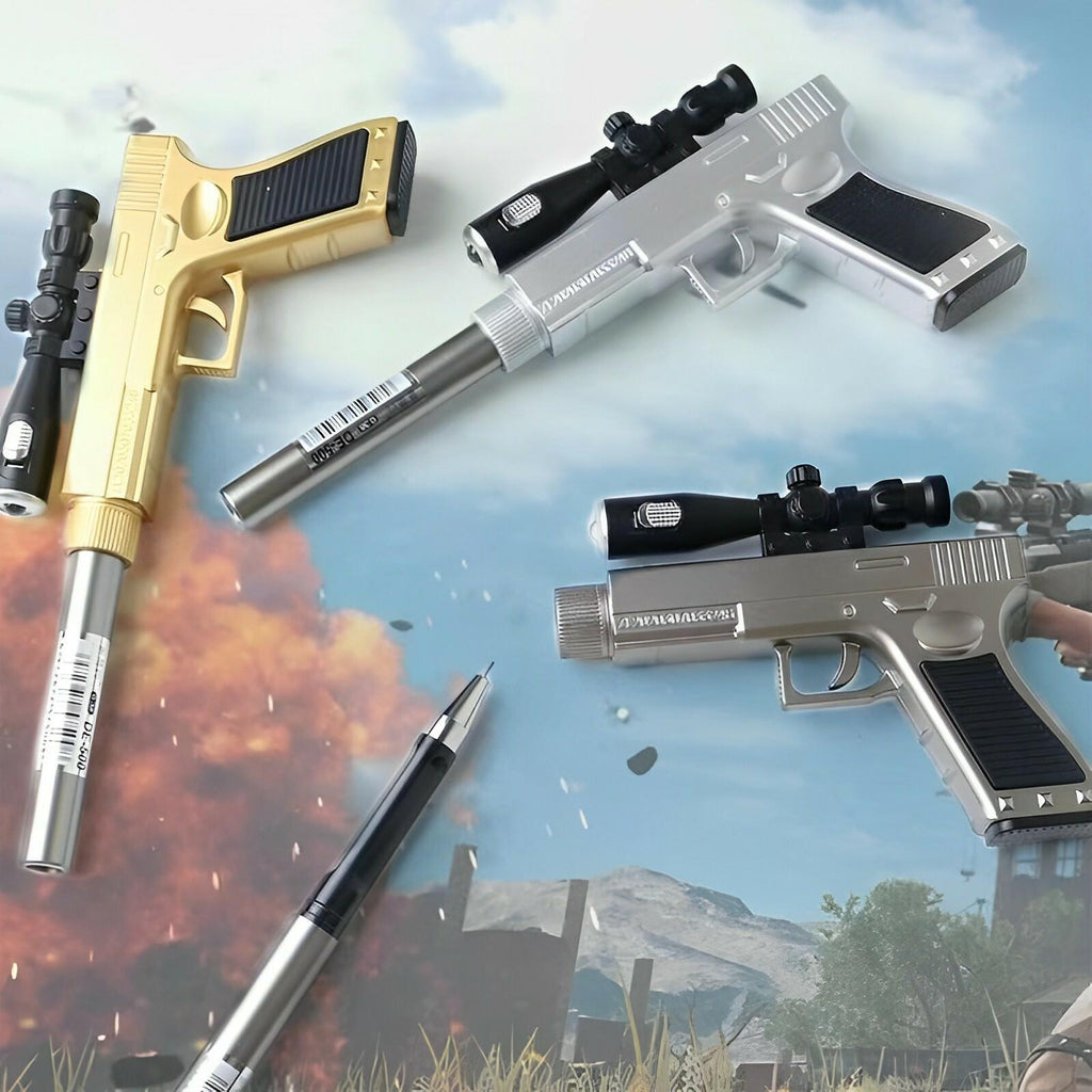 Gun Shape LED Gel Pen