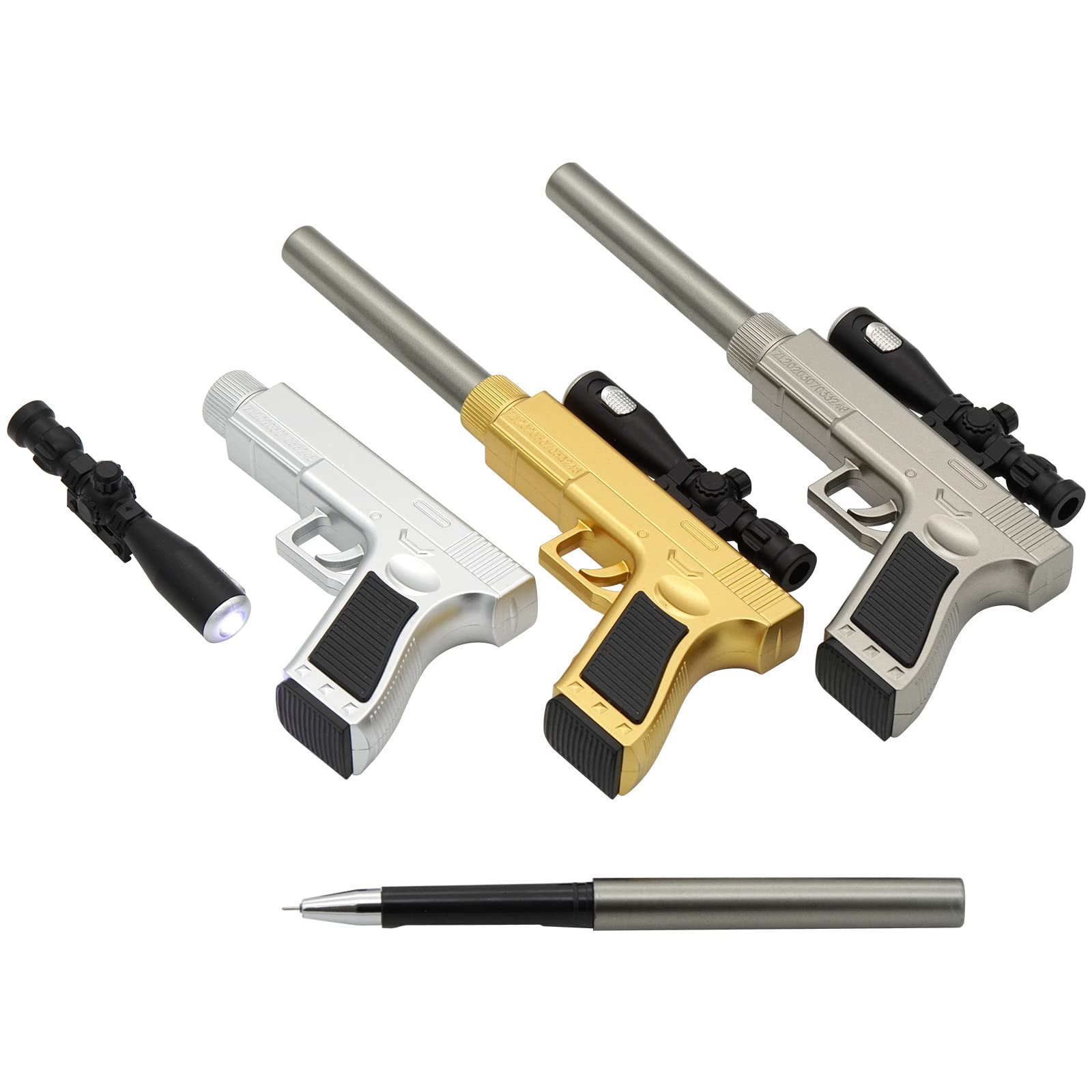 Gun Shape LED Gel Pen