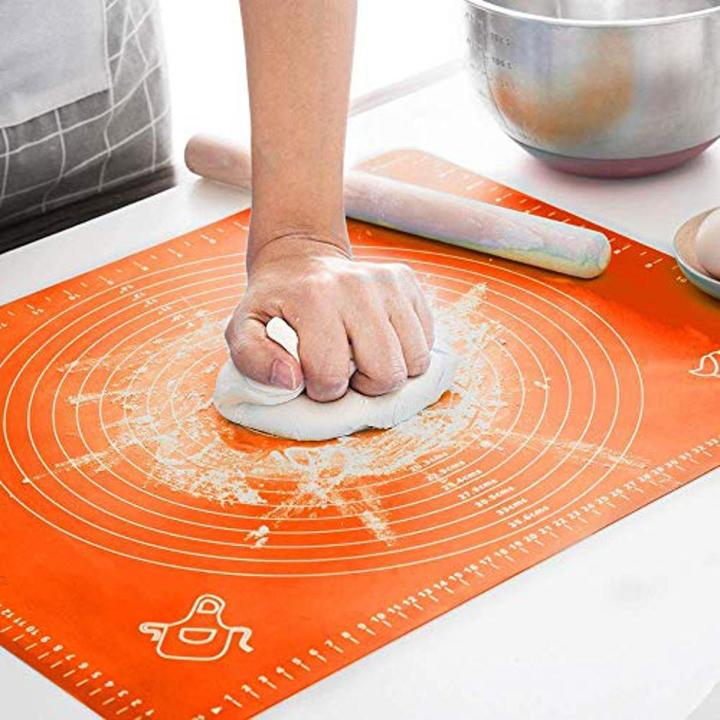 Large Silicone Roti & Baking Mat 50×40cm – Non-Stick Kneading Pad
