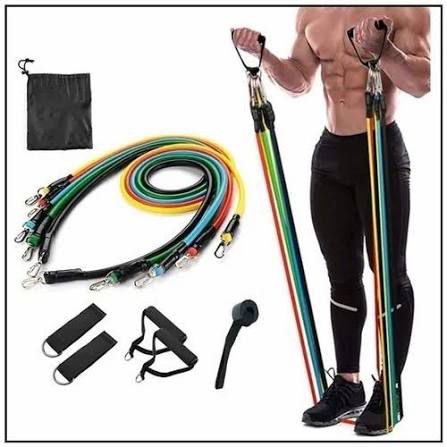 11PCS Resistance Bands Set with Handles & Door Anchor