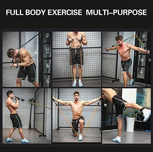 11PCS Resistance Bands Set with Handles & Door Anchor