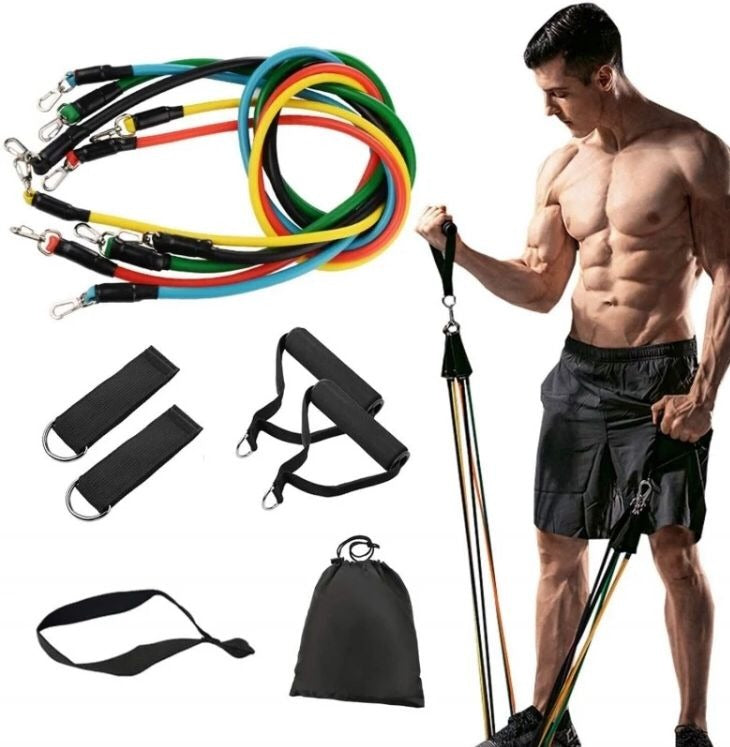 11PCS Resistance Bands Set with Handles & Door Anchor