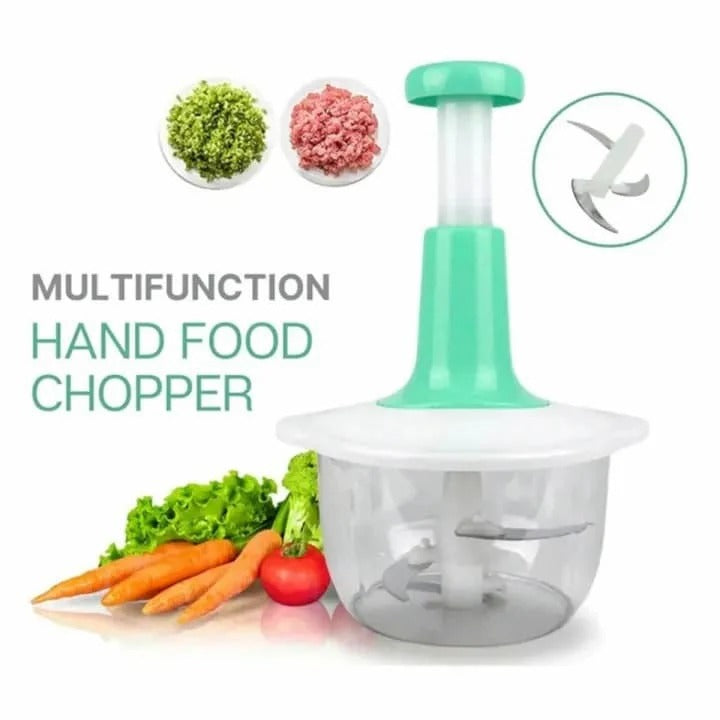 1.5L Manual Hand Food Chopper – Vegetable & Fruit Cutter