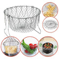 Stainless Steel Multi-Functional Foldable Steaming Basket