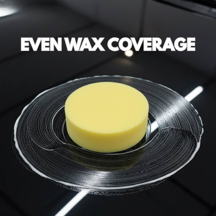 Premium Foam Car Wax Applicator Pad – Soft Scratch-Free Polishing Sponge