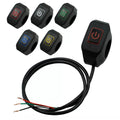 Universal Car & Motorcycle LED On/Off Handlebar Switch – Push Button (Random Color)