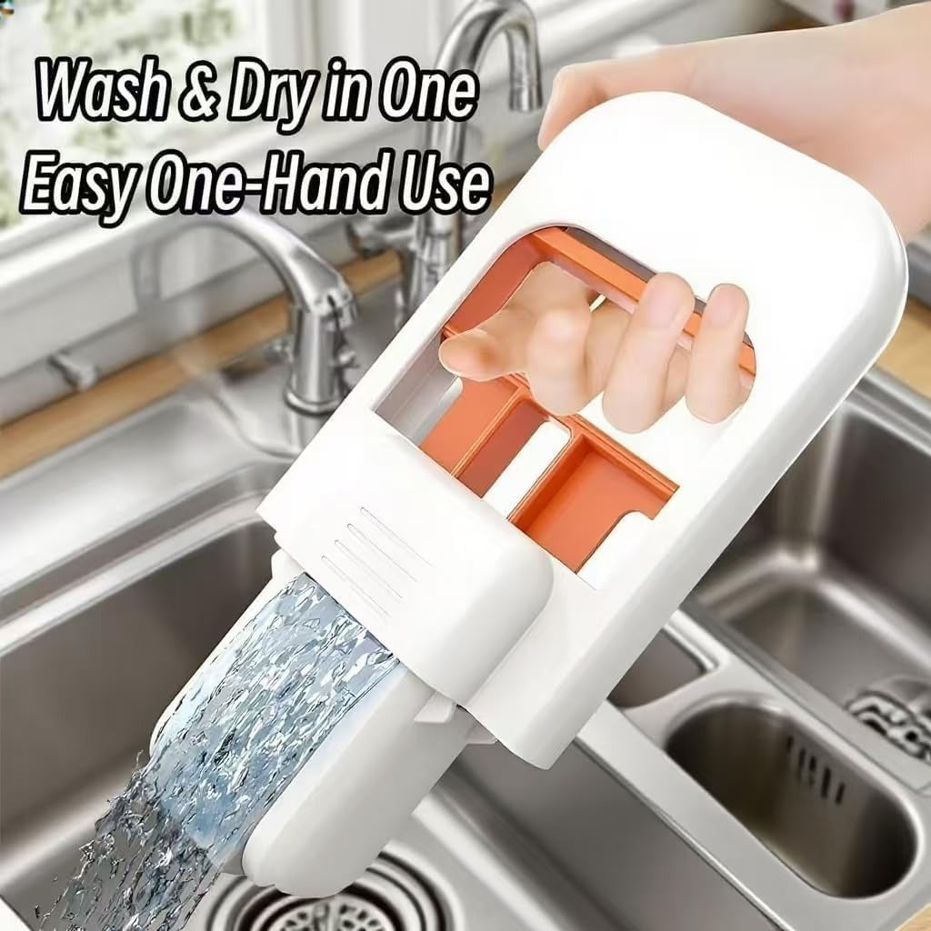 Foldable Mini Mop | Portable Self-Squeezing Cleaning Mop