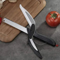 2-in-1 Smart Clever Cutter Scissors with Cutting Board