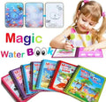 Magic Water Coloring Book for Toddlers – Reusable Water Painting Book with Magic Pen | 8 Pages (Random Design)