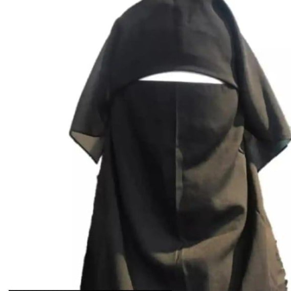 Triple Layer Niqab – Full Coverage Breathable Face Veil for Women