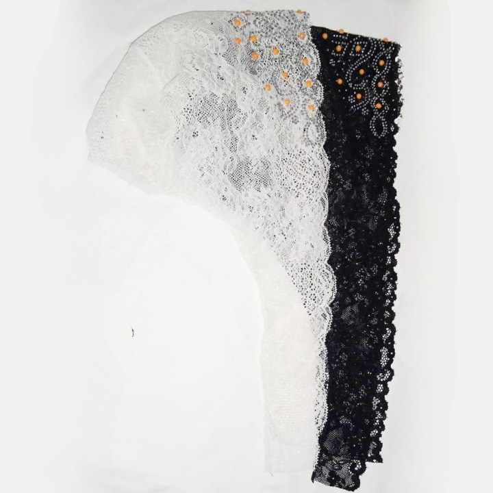 Net Stone Inner Cap for Hijab – Soft Stretchable Undercap for Women