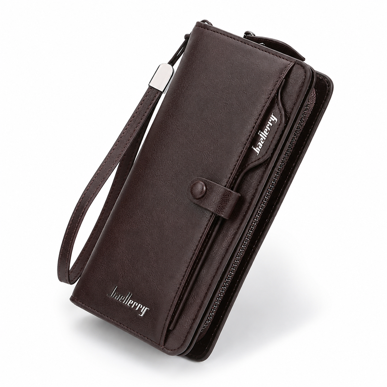 Balebaily Long Zipper Wallet for Men & Women – PU Leather Wallet