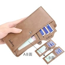 Balebaily Long Zipper Wallet for Men & Women – PU Leather Wallet