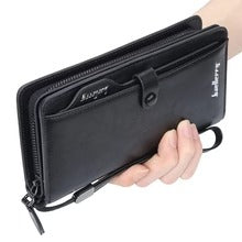 Balebaily Long Zipper Wallet for Men & Women – PU Leather Wallet