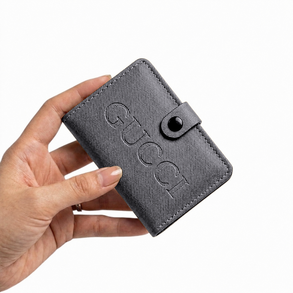 WAGLOK Slim Tuck Lock Wallet with ID Window & Cash Pocket