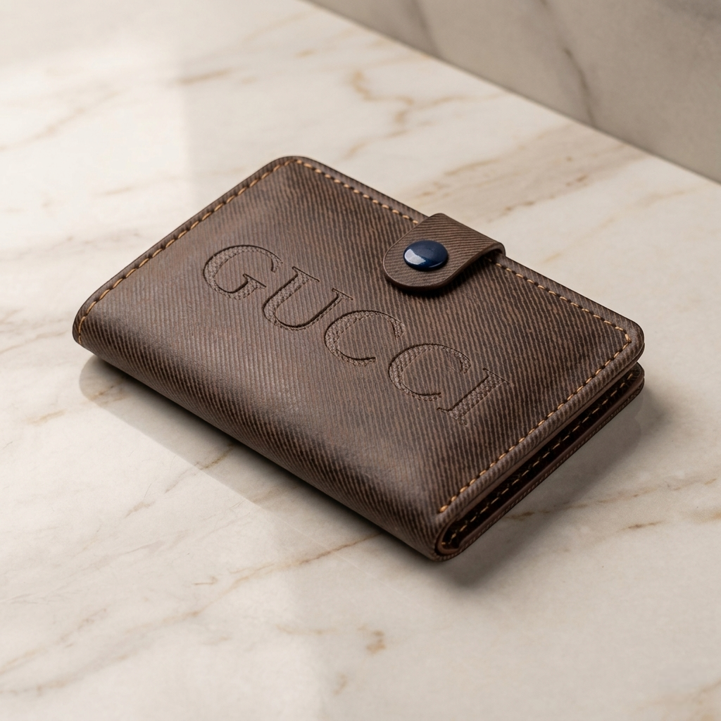 WAGLOK Slim Tuck Lock Wallet with ID Window & Cash Pocket