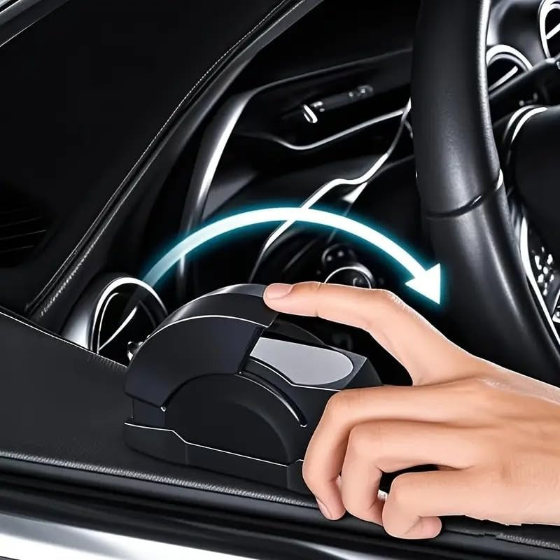 Portable Car Ashtray with Lid & Stainless Steel Liner