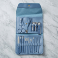 16-Piece Premium Manicure & Pedicure Grooming Kit