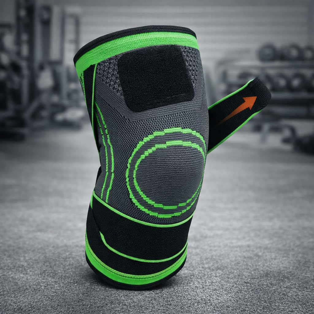 Premium Compression Knee Brace with Adjustable Dual Straps