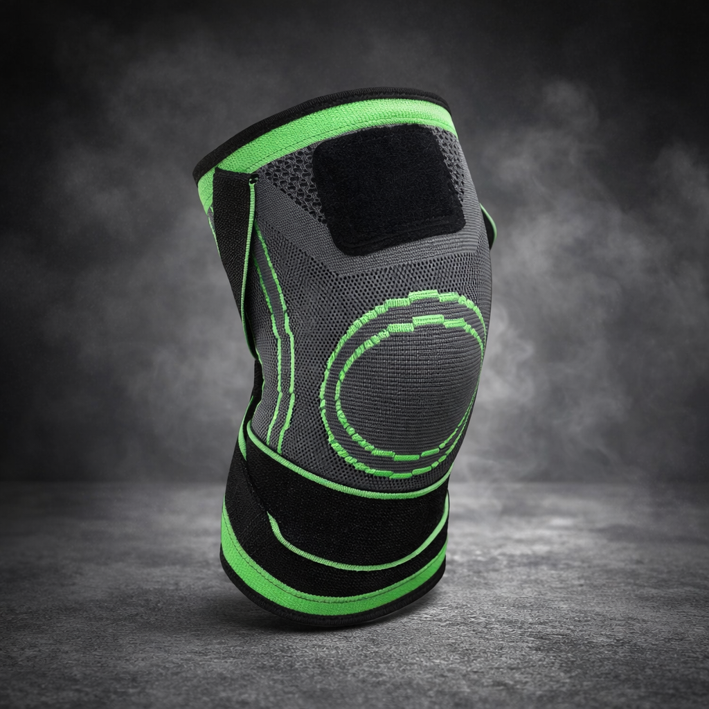 Premium Compression Knee Brace with Adjustable Dual Straps