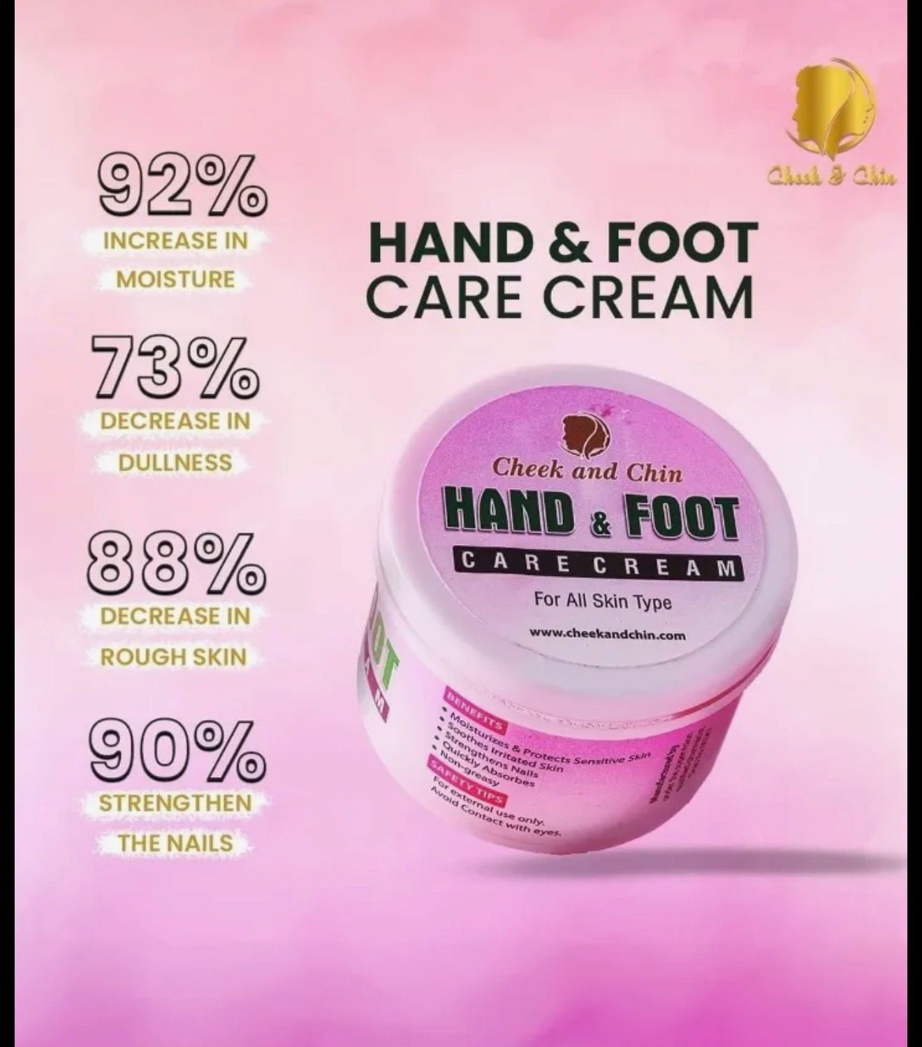 Cheek Chin Hand & Foot Cream