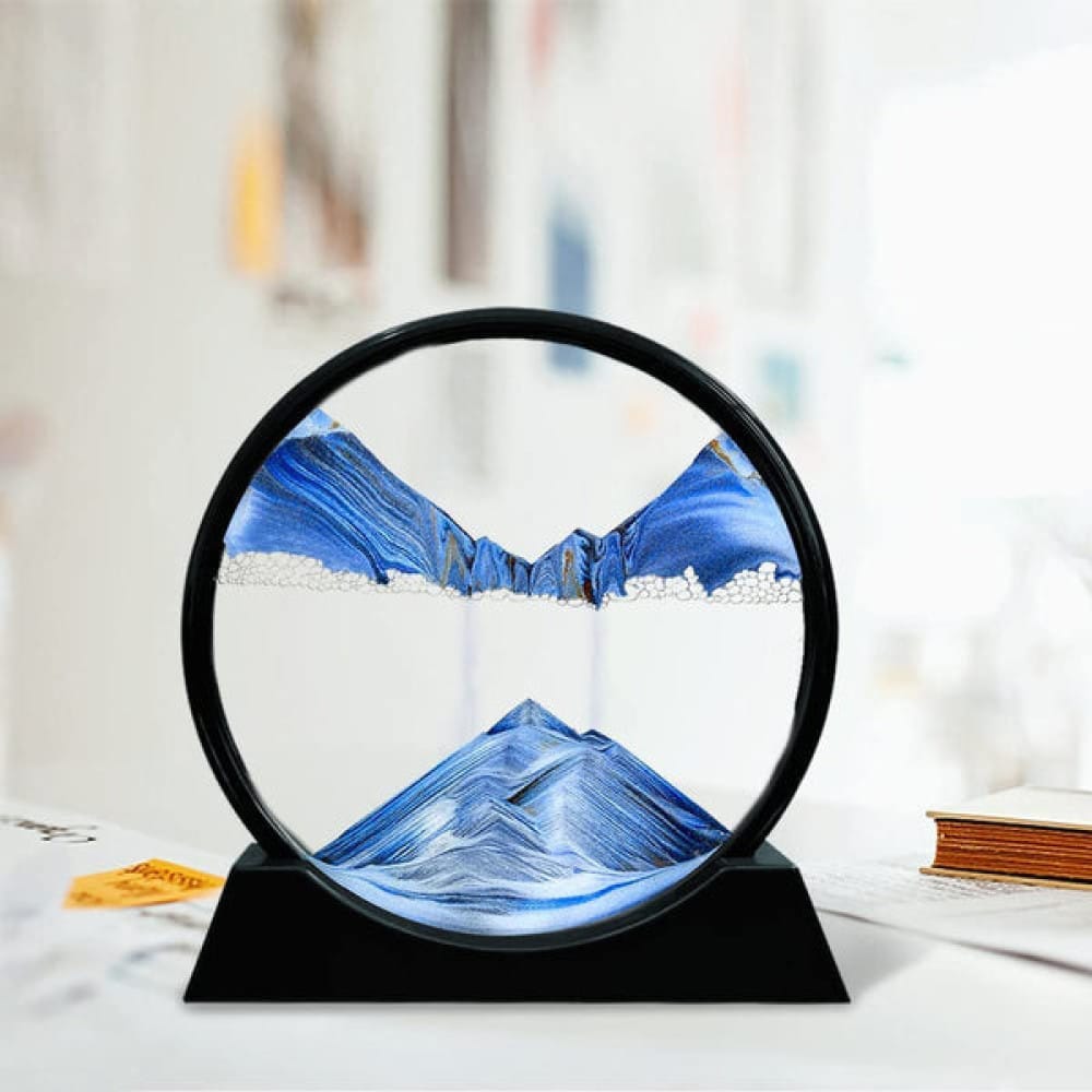 3D Moving Sand Art Lamp – Decorative Flowing Sand Hourglass