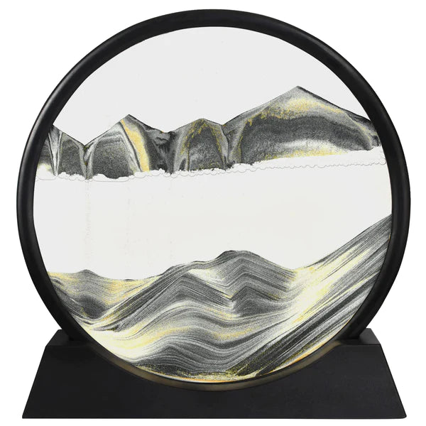 3D Moving Sand Art Lamp – Decorative Flowing Sand Hourglass