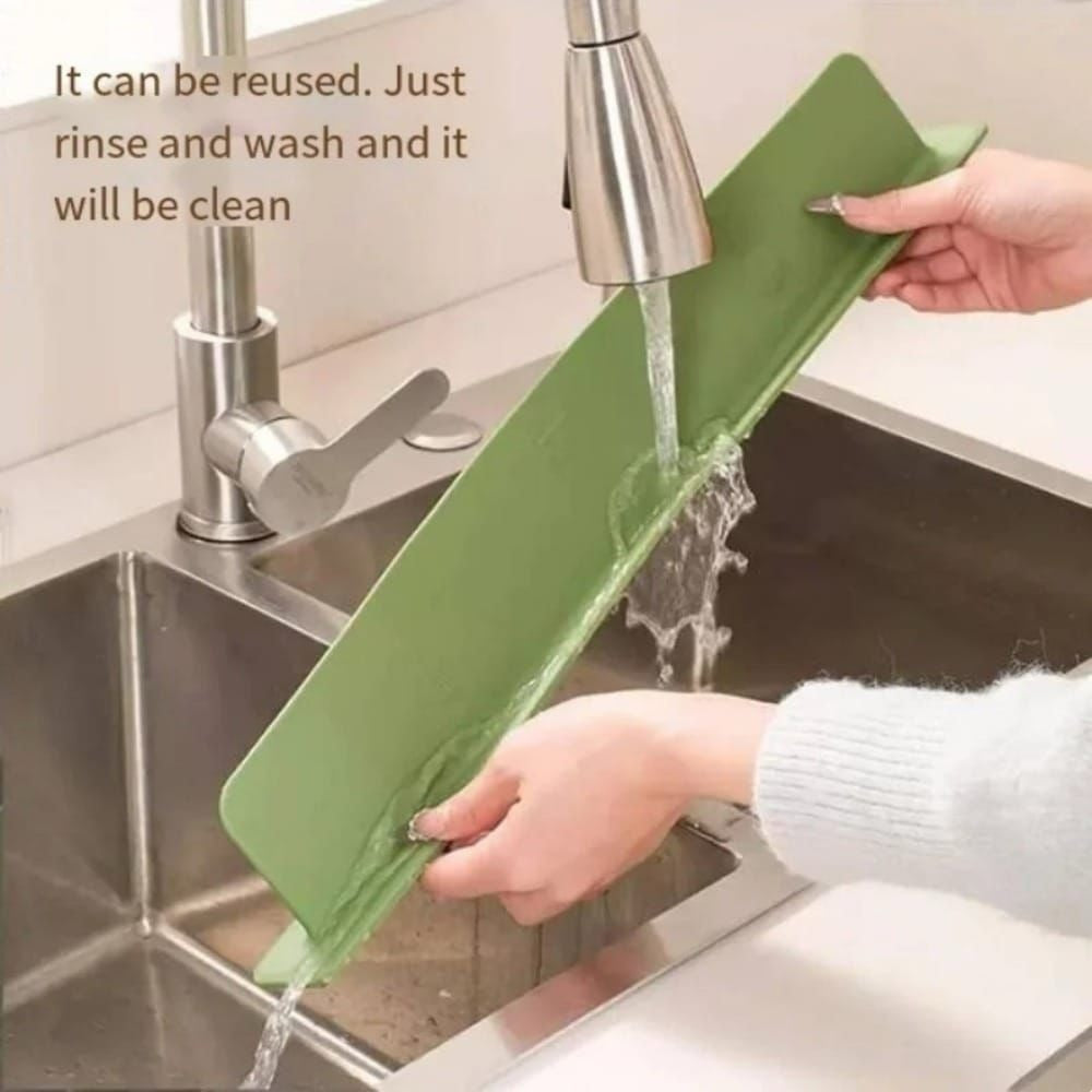 48cm Silicone Sink Splash Guard for Kitchen Counter