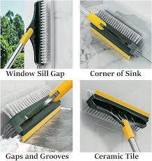 3-in-1 Extendable Wiper Brush with Squeegee