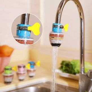 Kitchen Faucet Splash Filter | 360° Rotating Water Saving Tap Nozzle