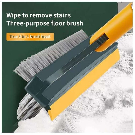 3-in-1 Extendable Wiper Brush with Squeegee