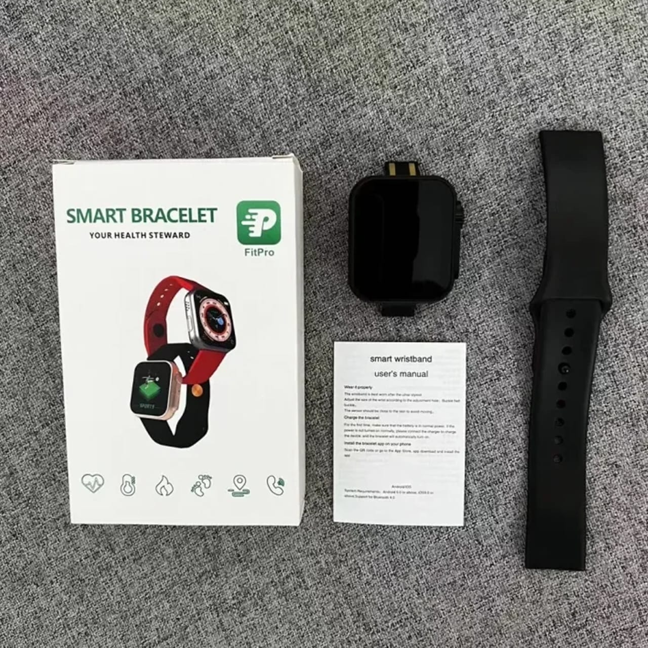 D20 Ultra Fitness Smart Bracelet – Bluetooth Fitness Tracker with Heart Rate Monitor