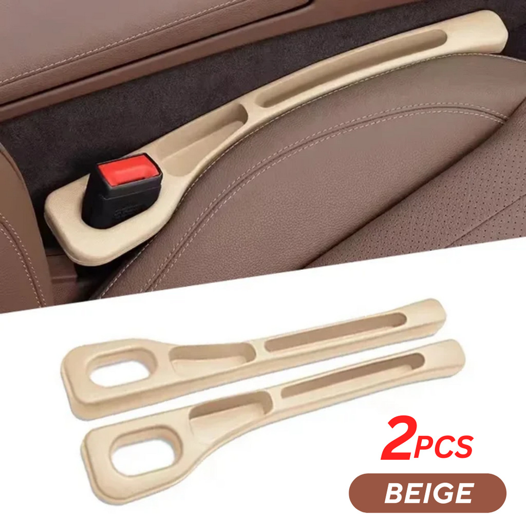 Universal Car Seat Gap Filler Organizer 2 PCS – Beige