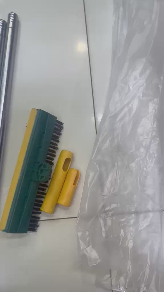 3-in-1 Extendable Wiper Brush with Squeegee