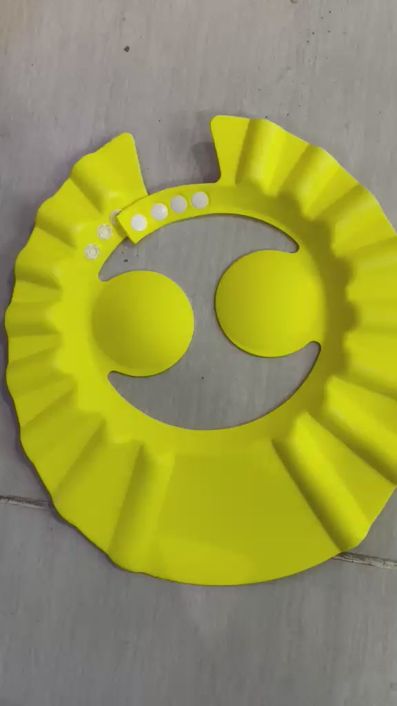 Baby Shower Cap with Stopper – Adjustable Baby Bath Hat