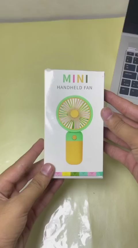 Portable Mini Rechargeable USB Desk Fan with Stand