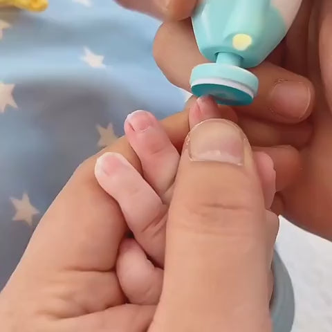 Premium 6-in-1 Electric Baby Nail Trimmer Set