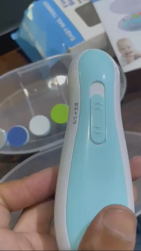 Premium 6-in-1 Electric Baby Nail Trimmer Set