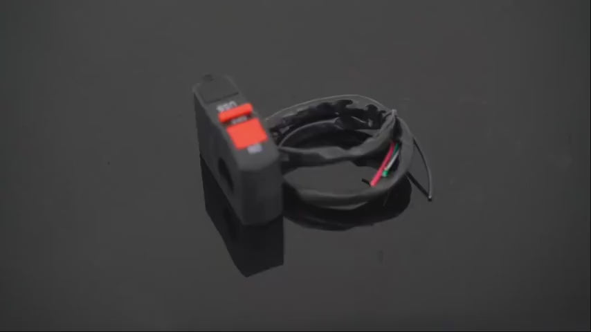 Universal Motorcycle Handlebar Switch with USB Port 5V 2A & ON/OFF Button
